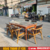 Bộ Bàn Ăn Mặt Kính Cũ Thanh Lý Giá Rẻ 1 bo ban an cu 1 1