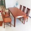 Thanh Lý Bộ Bàn Ăn 6 Ghế Gỗ Tràm Kiểu Nhật VIP 1 bo ban an thanh ly