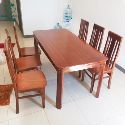 bo-ban-an-thanh-ly-400x400 Thanh Lý Bộ Bàn Ăn 6 Ghế Gỗ Tràm Kiểu Nhật VIP
