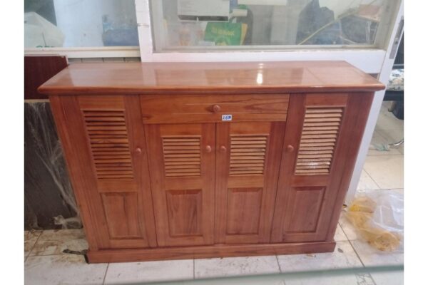 Thanh lý tủ giày 4 cánh gỗ xoan đào Thanh lý tủ giày 4 cánh gỗ xoan đào