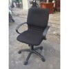 Thanh lý Ghế xoay chân nhựa bọc nỉ đen cũ giá rẻ