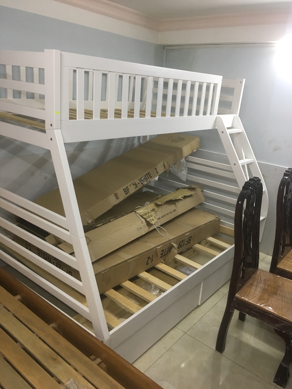Thanh lý giường tầng cũ gỗ giá rẻ