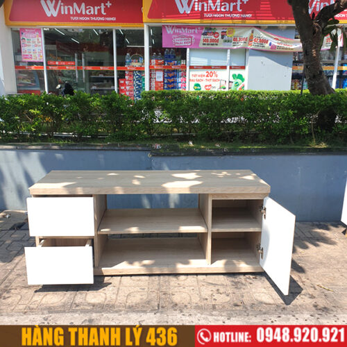 Thanh Lý Kệ Tủ Tivi Thấp Cũ Có Hộc Giá Rẻ 3 ke tivi cu 4