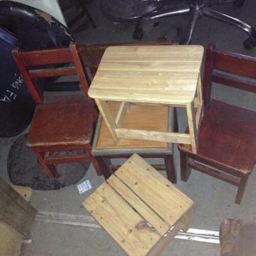 Thanh lý lô ghế gỗ cafe cũ M12