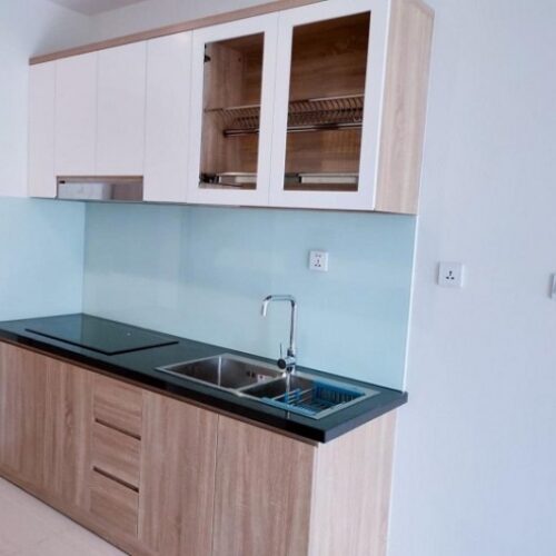Tủ bếp đóng sẵn giá rẻ cho căn hộ cao cấp mẫu 08