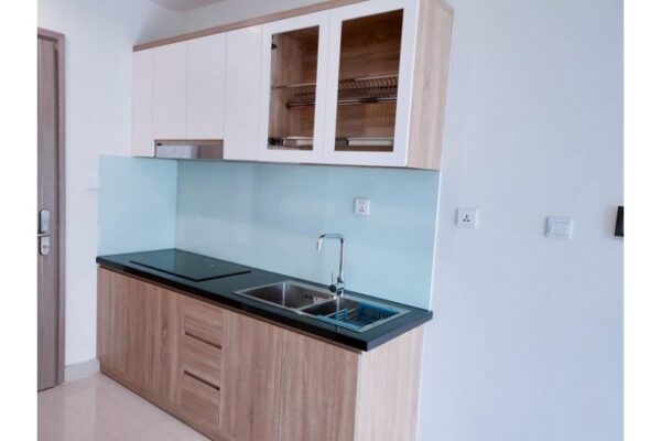 Tủ bếp đóng sẵn giá rẻ cho căn hộ cao cấp mẫu 08