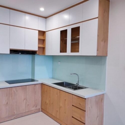 Tủ bếp đóng sẵn giá rẻ cho căn hộ cao cấp mẫu 09