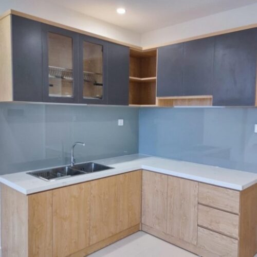 Tủ bếp đóng sẵn giá rẻ cho căn hộ cao cấp mẫu 11