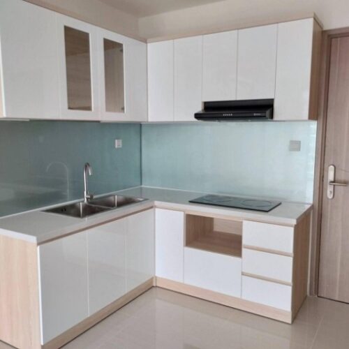 Tủ bếp đóng sẵn giá rẻ cho căn hộ cao cấp mẫu 17