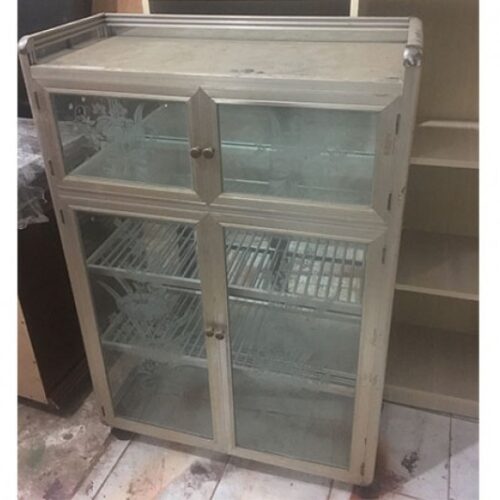 Thanh Lý Tủ Chén Nhôm Kính Giá Rẻ TC02