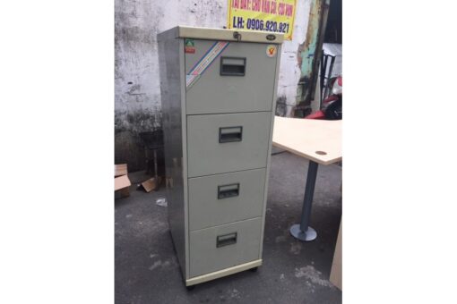 Thanh lý Tủ hồ sơ sắt 4 hộc kéo mới 95% giá rẻ