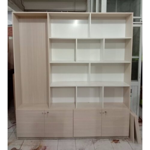 Thanh lý tủ trưng bày mỹ phẩm 1m8 đóng mới