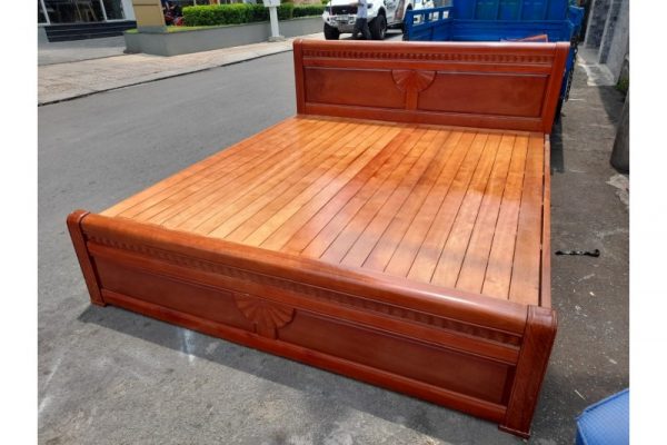 Thanh lý giường phản cũ gỗ xoan đào 1m8 x 2m
