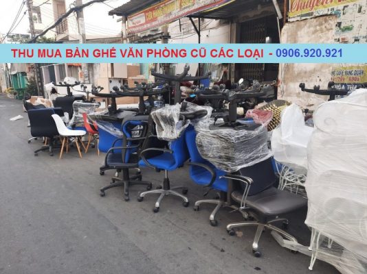 thu mua ban ghe van phong cu