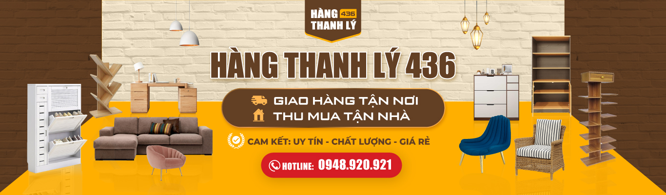 banner Hàng Thanh Lý 436: Chuyên mua bán đồ nội thất bàn ghế cũ giá rẻ
