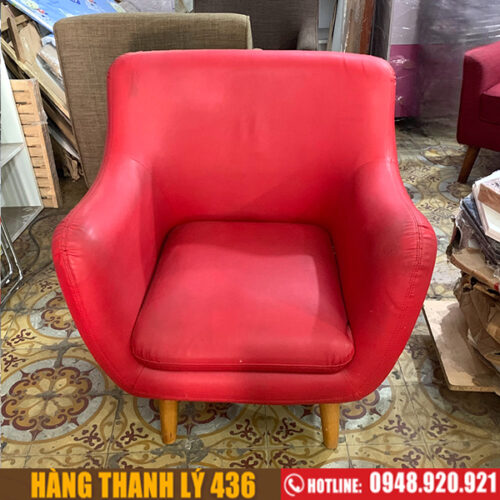 Thanh Lý Ghế Sofa Đơn Bọc Da Cũ (3 Mẫu) 4 sofa don boc da1