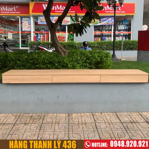 Kệ Tivi Treo Tường Gỗ MDF 2m4 Cũ 4 ke tivi treo tuong cu gia re