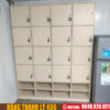 Thanh lý tủ locker gỗ 16 ngăn cũ đẹp 90% 1 thanh ly tu locker go