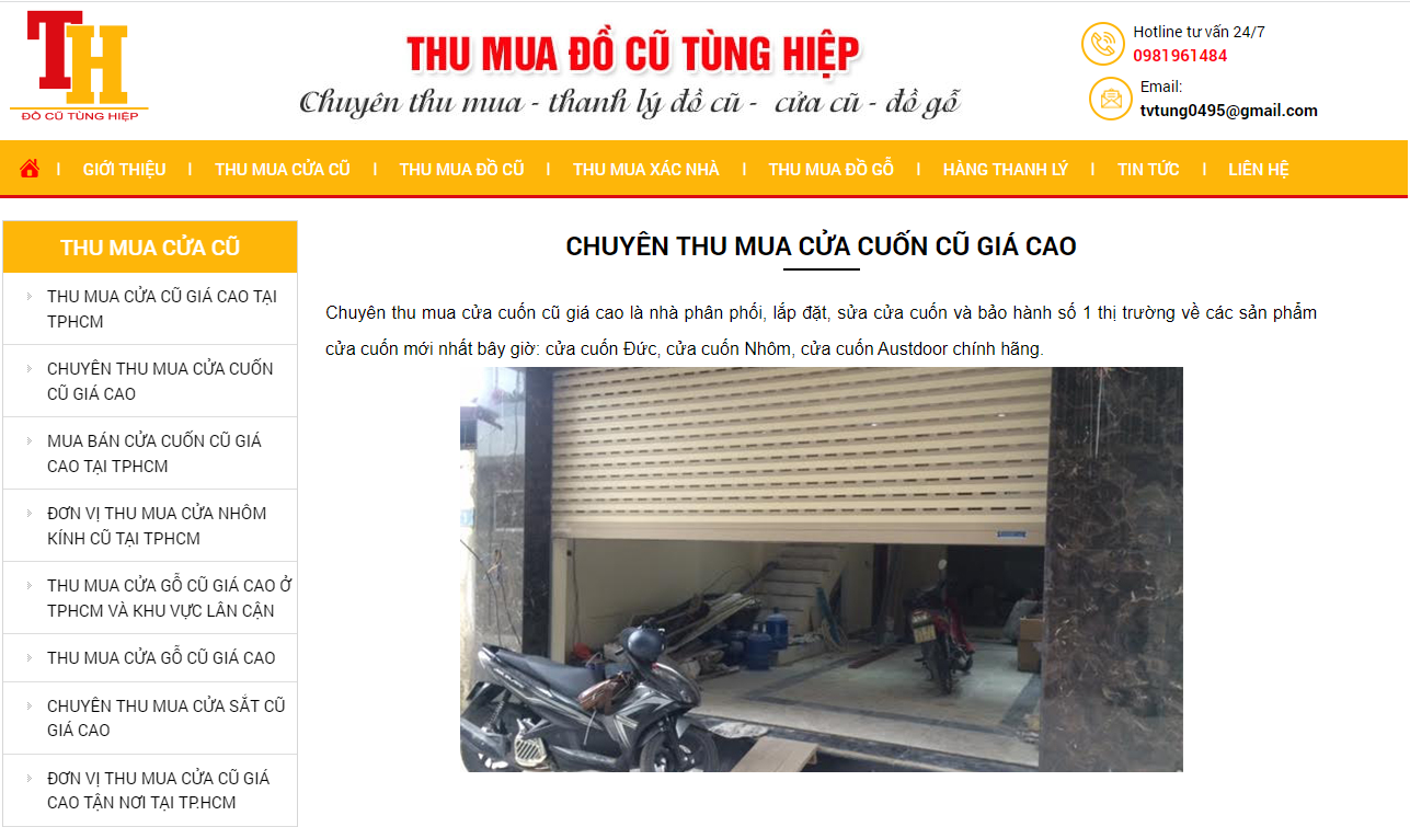 tung-hiep Top 5 cửa hàng mua bán cửa sắt kéo cũ tại TPHCM