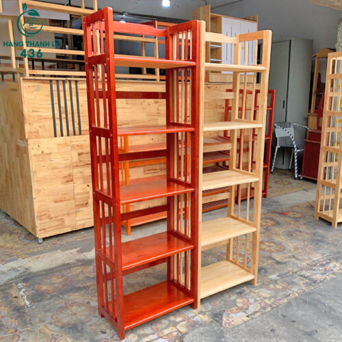 Kệ Sách 5 Tầng Tồn Kho Thanh Lý (2 Kích Thước) 4 ke sach thanh ly gia re