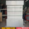 Tủ kệ trưng bày cũ màu trắng 2 ke trung bay cu