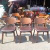 ghe go cafe nem boc simili cao cap cu 3