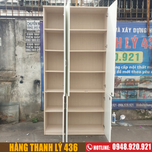 Thanh lý tủ hồ sơ 6 ánh cao 2m4 cũ 3 thanh ly tu ho so cu hcm 1