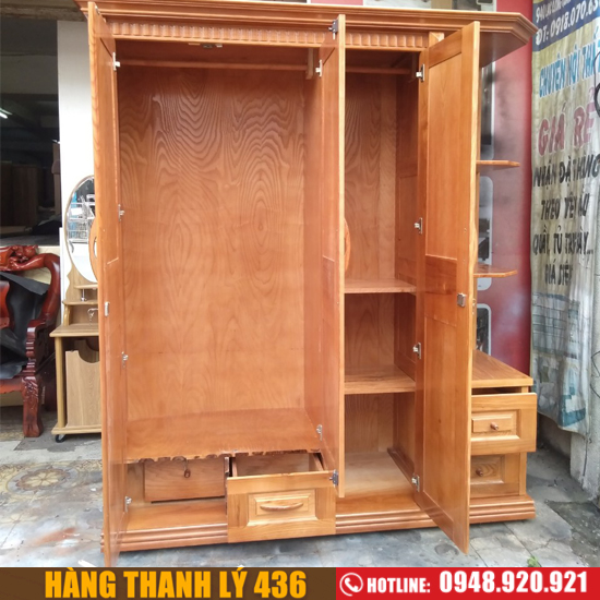 Tủ áo gỗ sồi liền kệ tồn kho tu-ao-go-soi-trung-tui-xach Tủ áo gỗ sồi liền kệ tồn kho