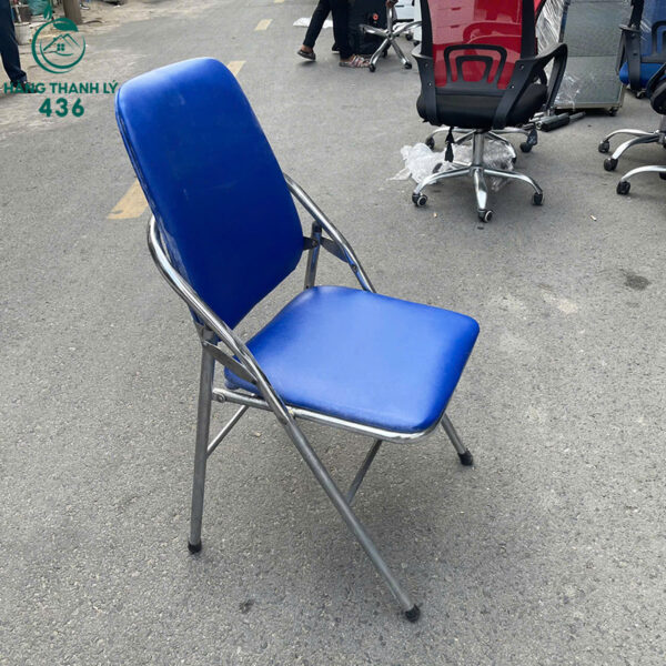 ghe xep van phong cu boc nem mau xanh 2