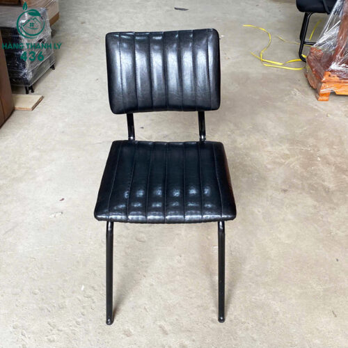 Ghế Ăn, Ghế Cafe Nệm Bọc Da Chân Sắt Cũ (Nhiều Mẫu) 5 ghe an ghe cafe nem boc da chan sat nhieu mau 6