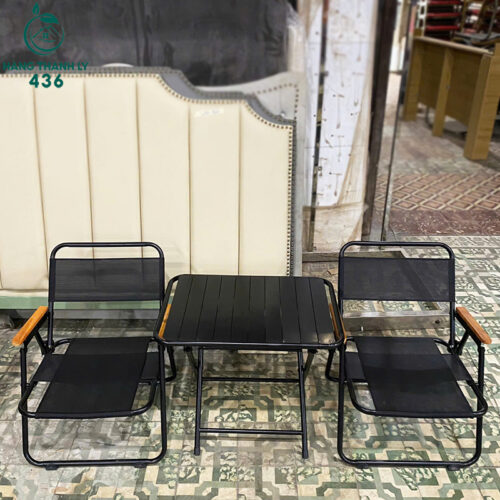 Thanh Lý Bộ Bàn Ghế Xếp Cafe Hiện Đại Hàng Chuẩn Mới 99% 4 thanh ly bo ban ghe xep cafe hien dai hang chuan moi 99 1