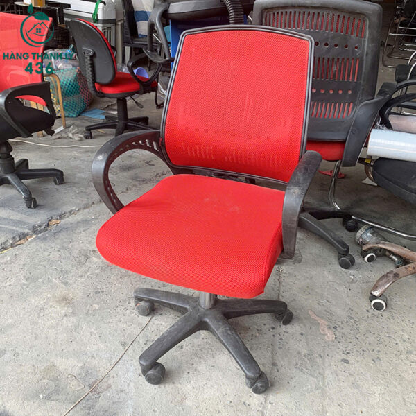 ghe van phong chan quy inox co tay cu 2