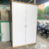 Tủ Quần Áo 2 Cánh 1m2x2m Màu Trắng Cũ 2 tu quan ao cu 2 2