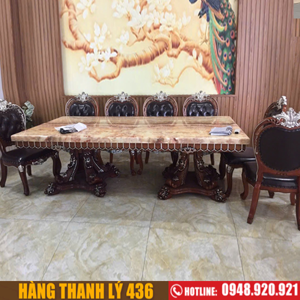 Bộ bàn ăn cũ kiểu hoàng gia bo-ban-an-thanh-ly Bộ bàn ăn cũ kiểu hoàng gia