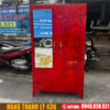 Tủ sắt đựng quần áo 2 cánh cũ đẹp 90% 2 thanh ly tu quan ao