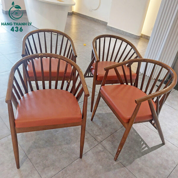 thanh ly ghe cafe go 12 nan cao cap cu