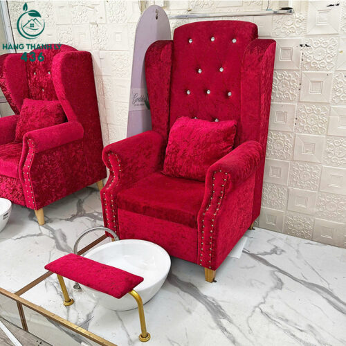 bo ghe sofa lam nails cu boc vai mau do dep mat 4