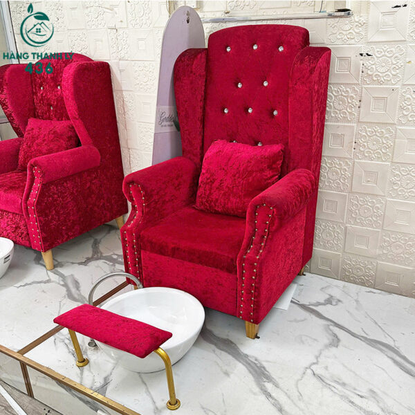 bo ghe sofa lam nails cu boc vai mau do dep mat 4