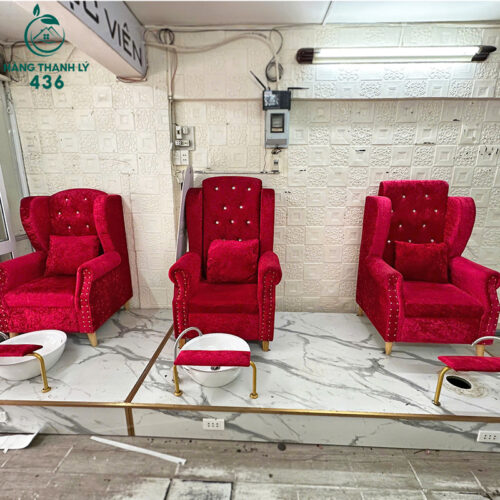 bo ghe sofa lam nails cu boc vai mau do dep mat 6