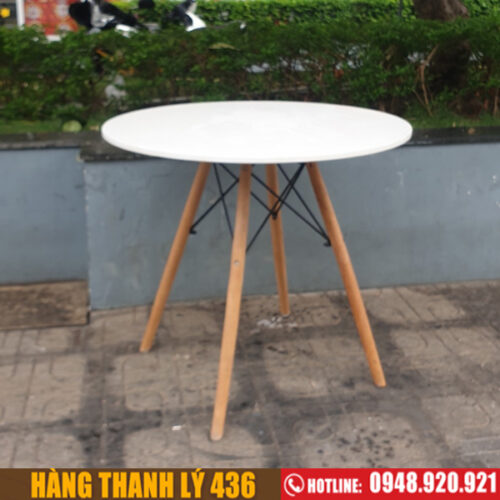 Thanh Lý Bộ Bàn Ghế Eames Cũ Đẹp 3 thanh ly bo ban ghe cafe cu 2