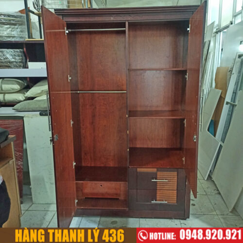 Thanh lý tủ quần áo 2 cánh cũ 1m2x2m 3 tu quan ao cu hcm 2