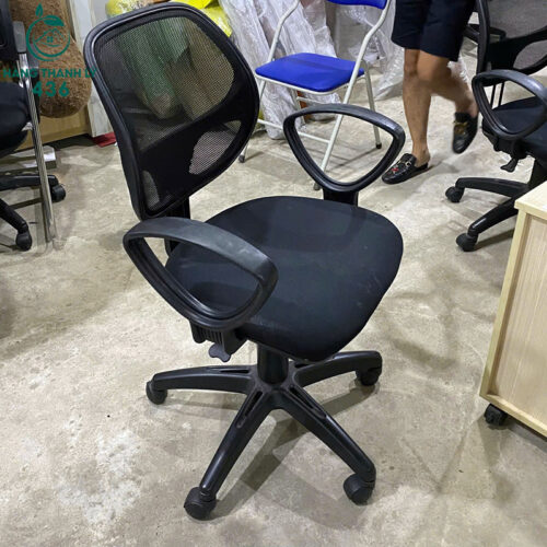 Ghế Xoay Lưng Lưới Có Tay Cũ 6 ghe xoay lung luoi co tay cu 1