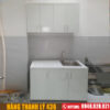 Thanh lý bộ tủ bếp trên dưới màu trắng mới 99% 2 thanh ly tu bep cu 2