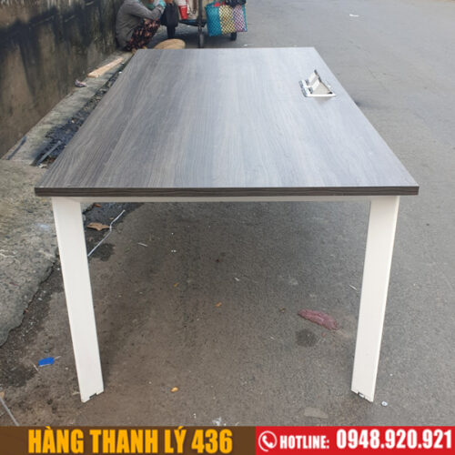 Thanh lý bàn họp chân sắt cũ kiểu hiện đại 3 ban hop cu 4