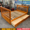Thanh lý giường gỗ tự nhiên 2 ngăn kéo cũ 1 thanh ly giuog cu 3