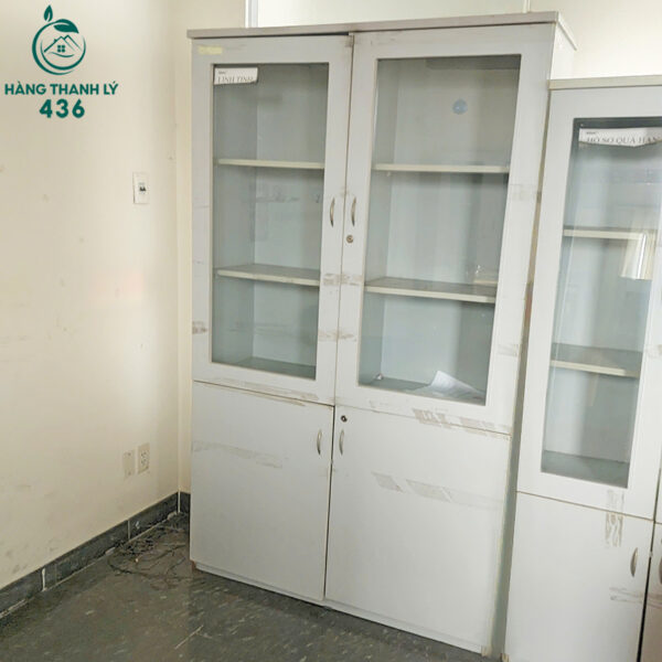 thanh ly tu ho so 4 canh 1m2x2m cu