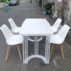 Bộ bàn ăn 4 ghế eames mới 99% giá rẻ 1 bo ban an thanh ly gia re 2