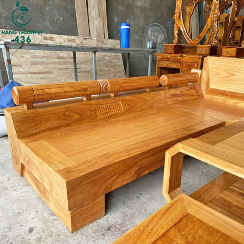 Thanh Lý Bộ Salon Gõ Đỏ Góc L Chạm Kim Cương Mới 99% 6 thanh ly bo salon go do goc l cham kim cuong moi 99 1