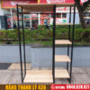 Kệ treo quần áo khung sắt cũ 2 thanh ly ke quan ao cu