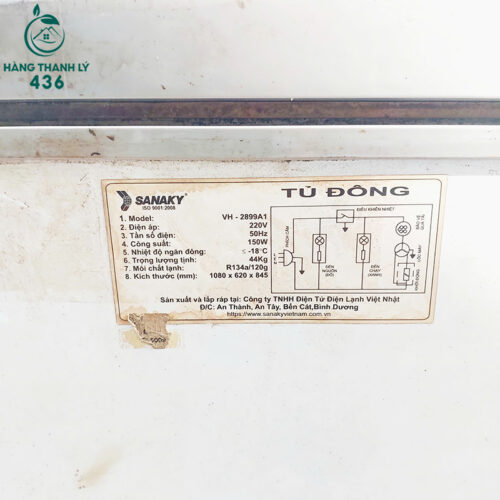 Tủ Đông 2 Ngăn Cũ Hiệu SANAKY (Nhiều Mẫu) 6 tu dong 2 ngan cu hieu sanaky nhieu mau 4